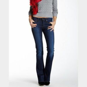 🇺🇦 Joe's Low Rize Honey Curvy Bootcut Dark Wash Y2K Size 24 New With Tag